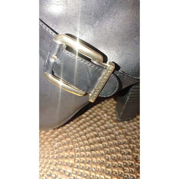 Dana Buchman Dupont Leather Booties Size 6.5M - Picture 4 of 8